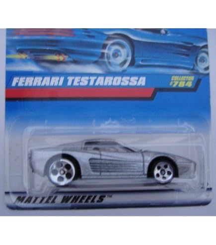 Amazon.com: Hot Wheels Ferrari Testarossa, [Black] #834 : Arts